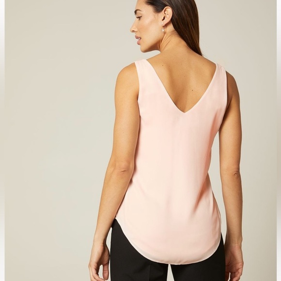 RW&CO. Silky Crepe Wide Strap Floral Printed Cami Blouse | Size XS - Picture 3 of 8